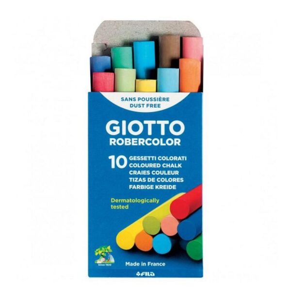 Tiza Color Giotto x10 Anti Alergicas