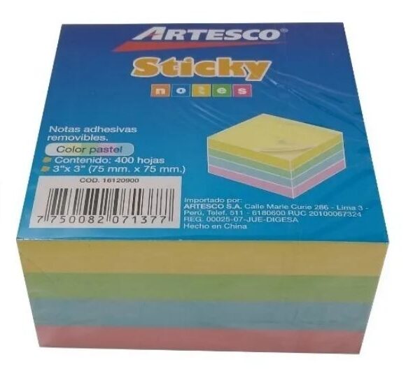 Block Notas Pastel x40075x75