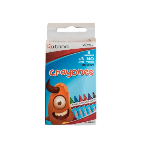 Crayon x6 Cortos