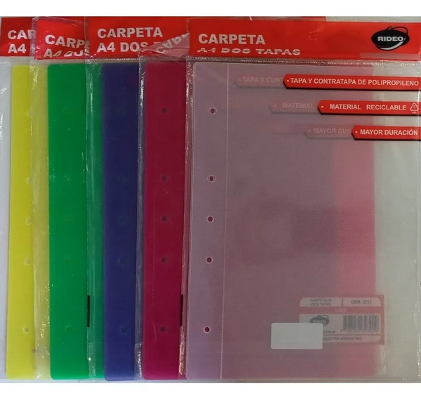 Carpeta A4 2 Tapas