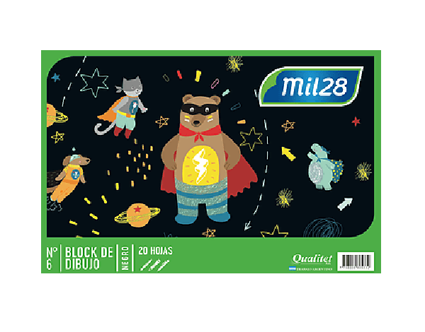 Block Dibujo N 5 Negro