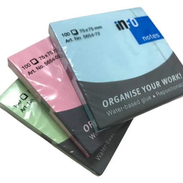 Block Notas Pastel 75x75