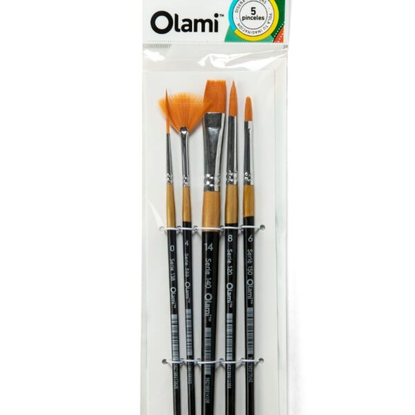 Pincel Artístico x5 Cod920 Olami