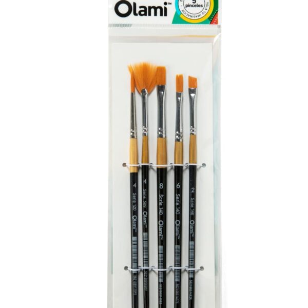 Pincel Artístico x5 Cod905 Olami