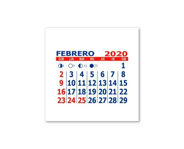 Calendario Mignon