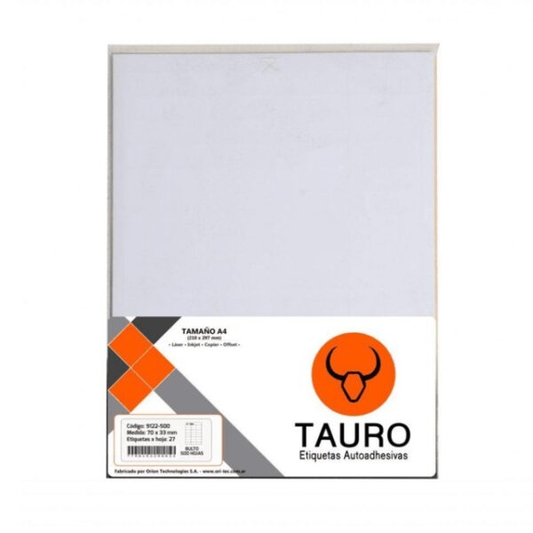 Etiqueta Tauro A4