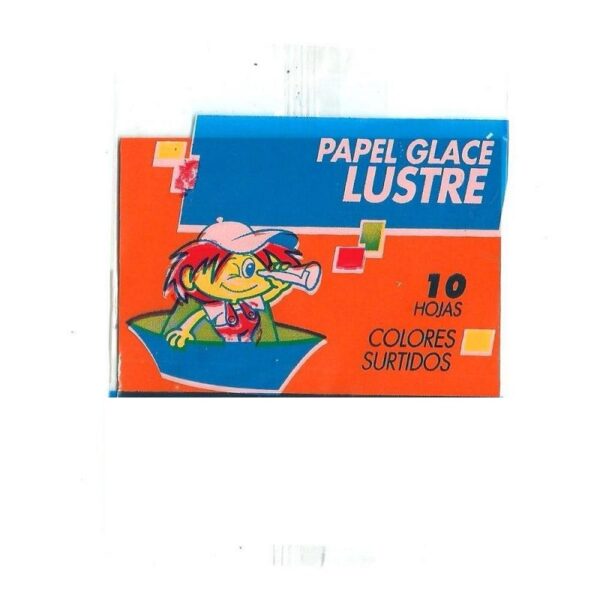 Papel Glase Lustre x10