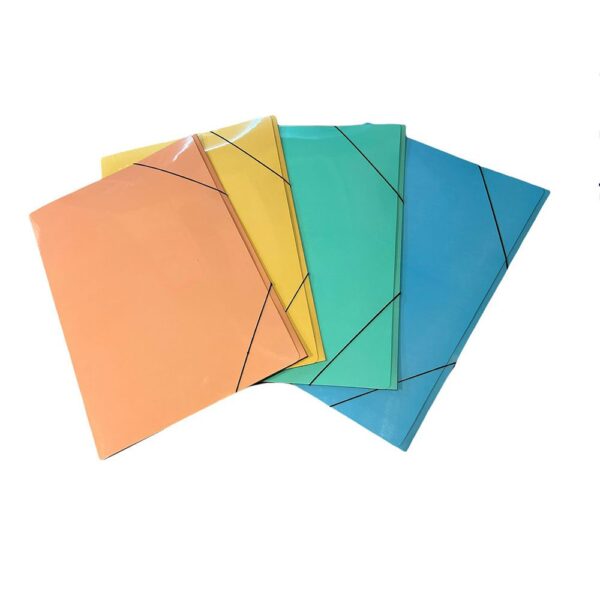 Carpeta 3 Solapas C Elastico Pastel Oficio