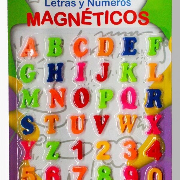 Letras Magneticas Abecedario+ Numeros