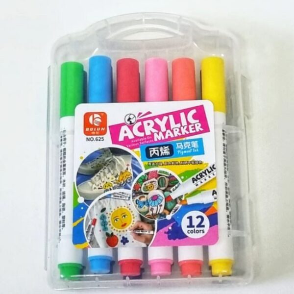 Marcador Katana Acrilico x12 surtidos Estuche