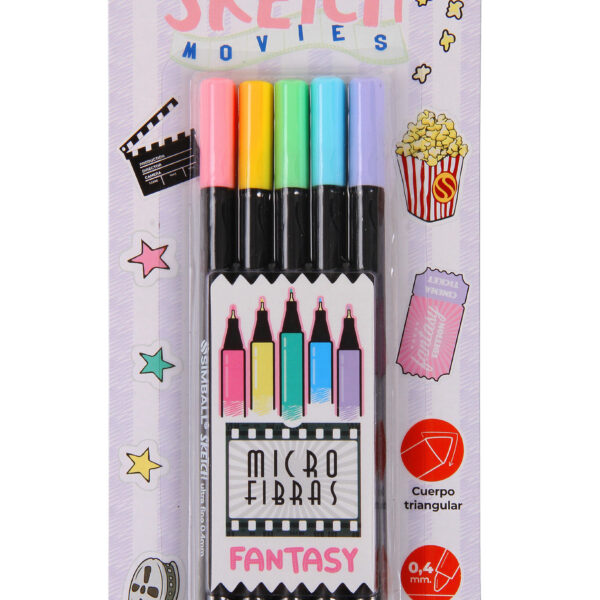 Microfibra Simball x6 Colores Pastel