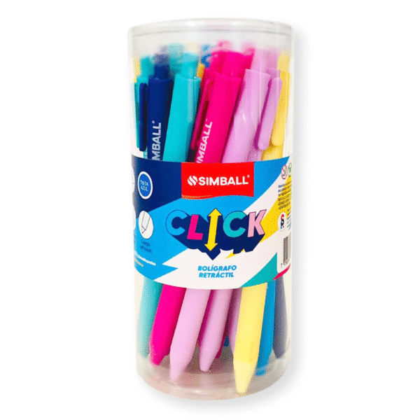 Bolígrafo Simball Click color azul (el tubo tiene 36 unidades precio unitario)