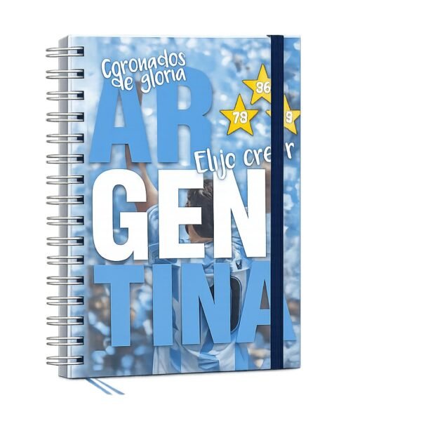 Cuaderno Nivel  Seleccion Con Stickers Boligrafo Fixture Separador 120 hjs 16x21 Varias tapas