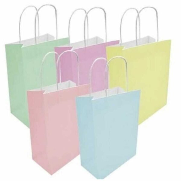 Bolsa Papel Madera 22x32 Pastel Rosa