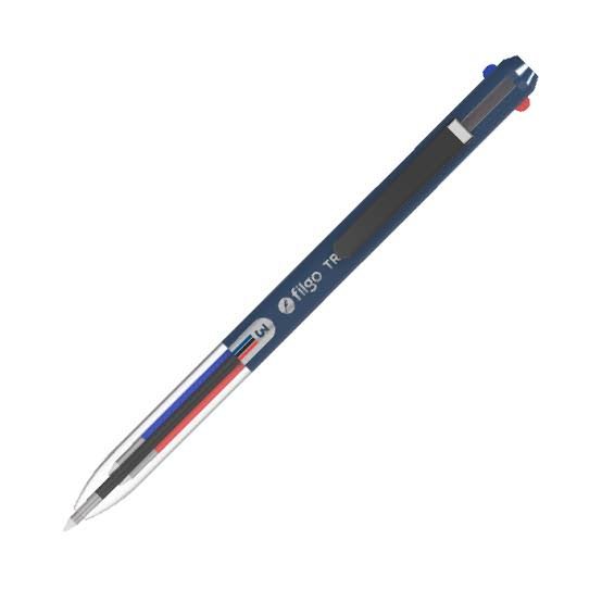 Bolígrafo Filgo 3 Colores escribe azul negro rojo