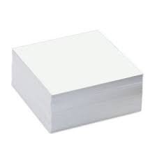 Taco Blanco 400 Hjs 9x9 hoja gruesa 70g