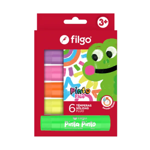 Tempera Solida Filgo x6 Fluor