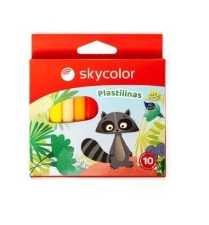 Plastilina Skycolor x12 Surtido